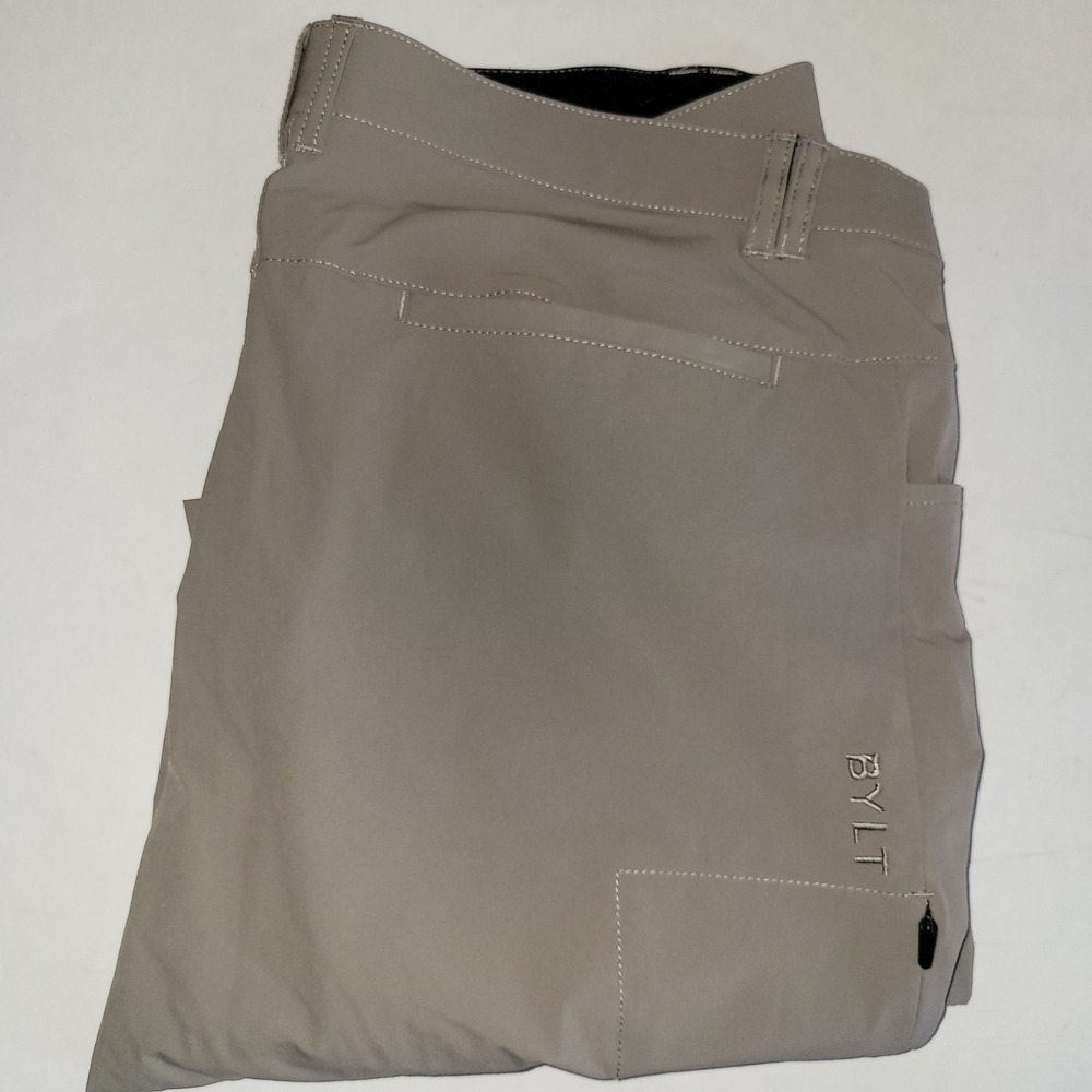 BYLT Premium Basics Ace Jogger Active Pants Men Size 34x29 Beige Tapered